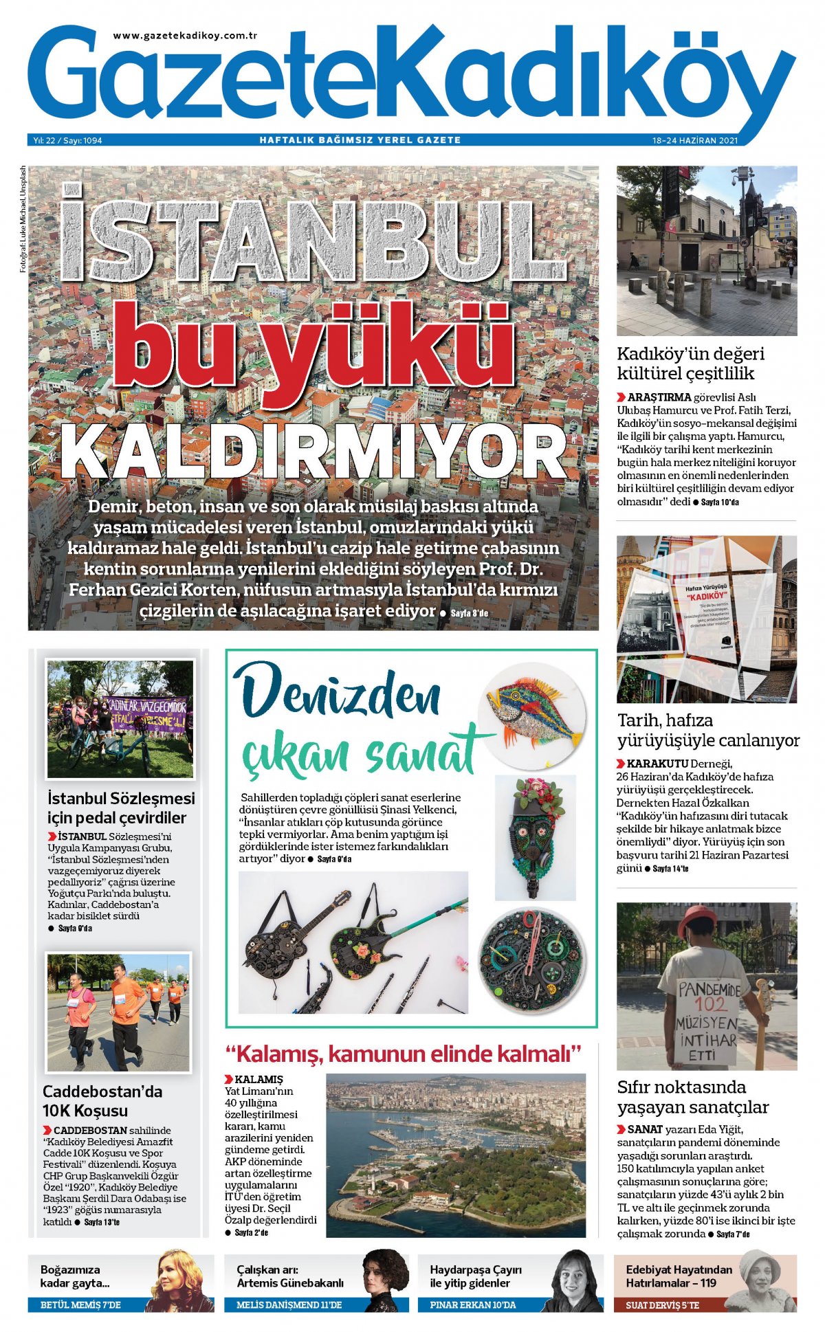 Gazete Kadıköy - 1094.Sayı
